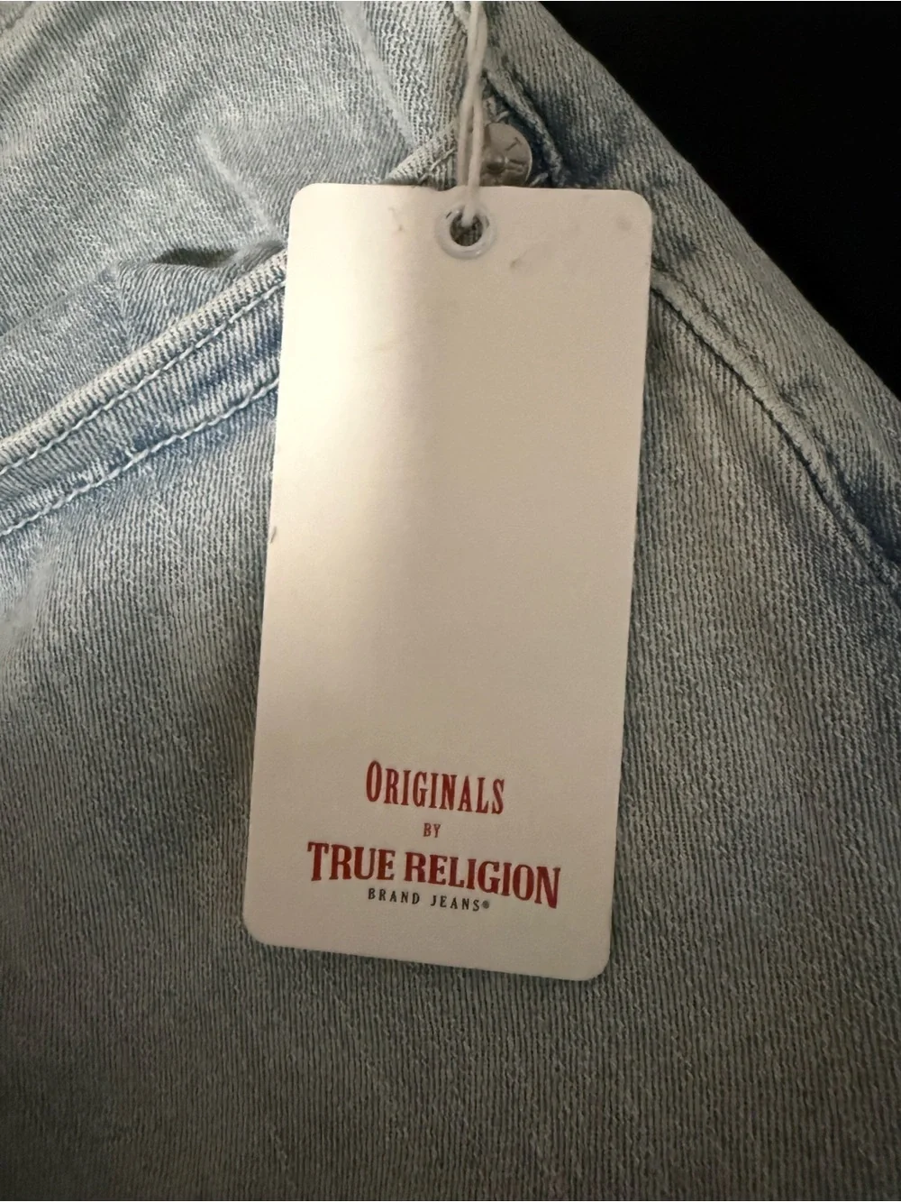 True Religion light wash
